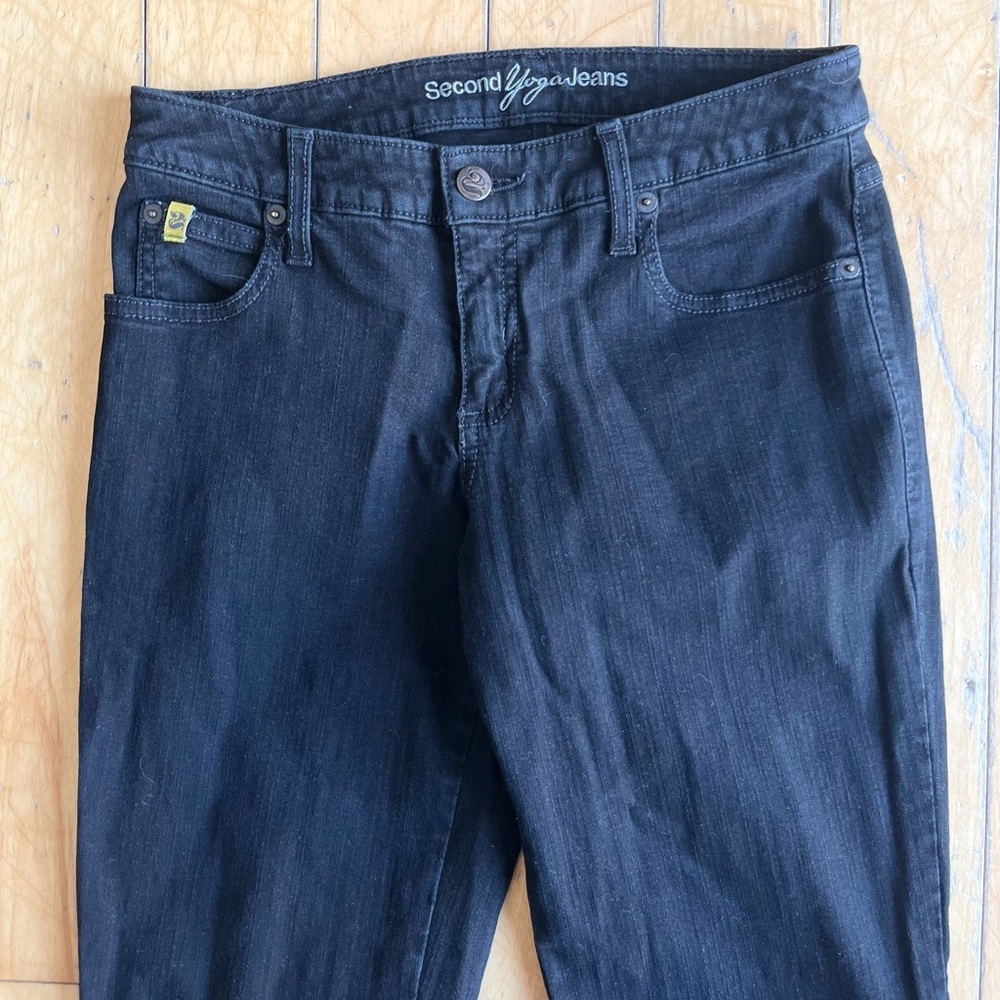 YOGA JEANS Black Jeans Denim Size 25 - Picture 3 of 5